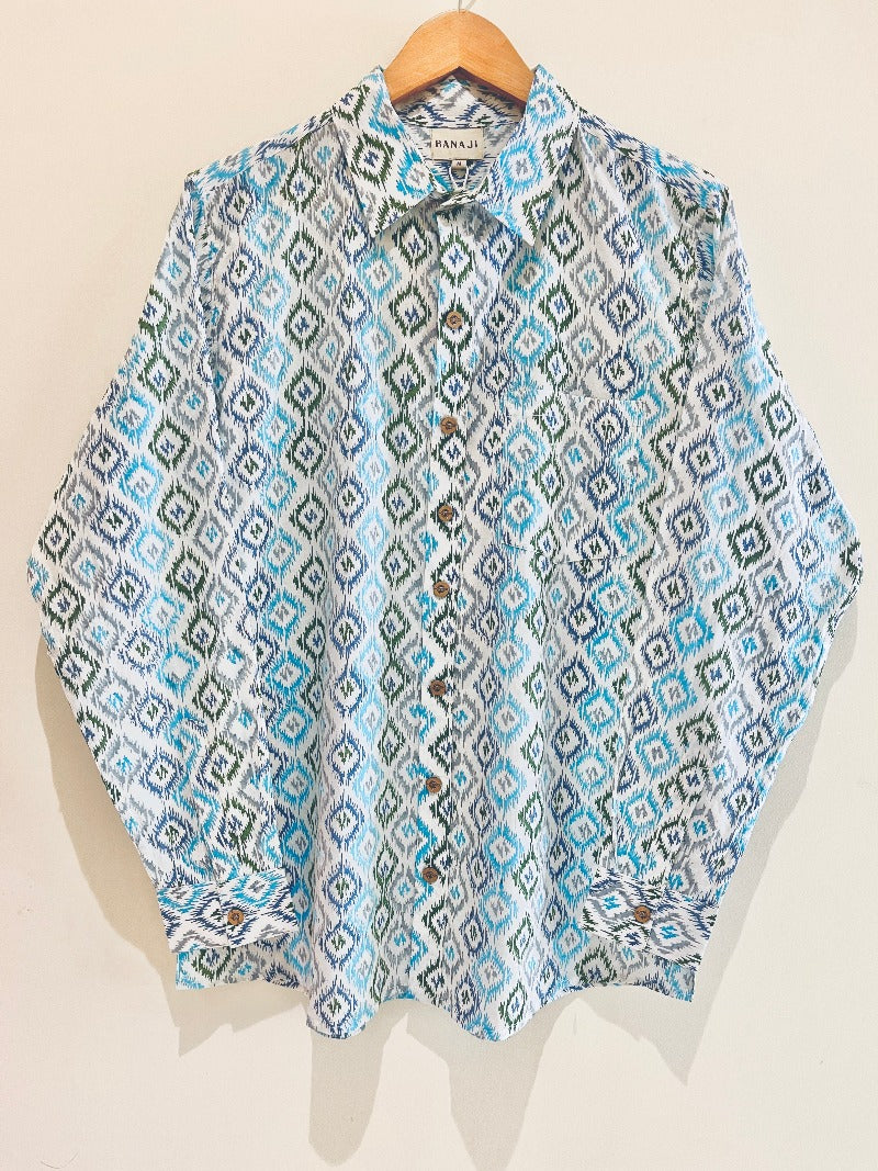 COTTON PRINTED FULL SLEEVE SHIRT