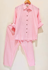 Pink Hues Delight Cotton Co-ord Set
