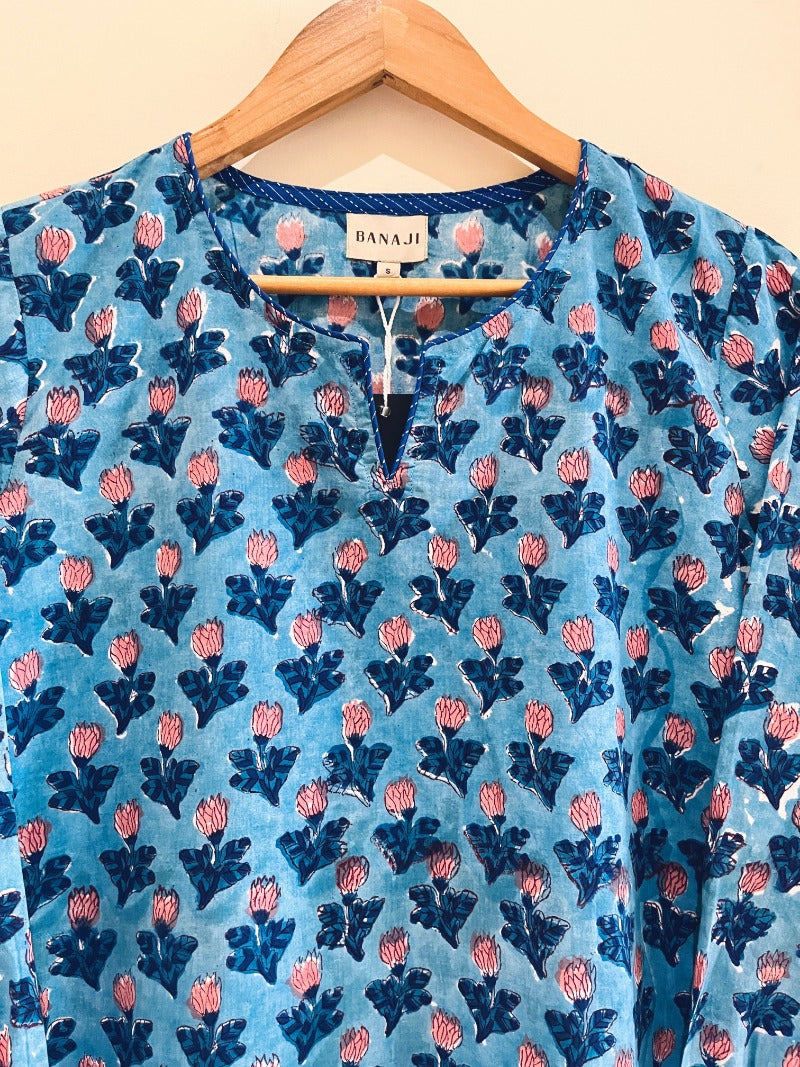 Printed Cotton Short Kurti