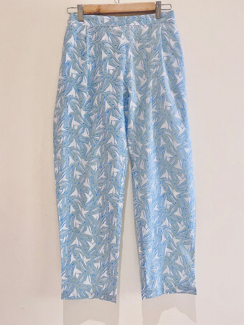 Blue Figure Printed Co-Ord Set