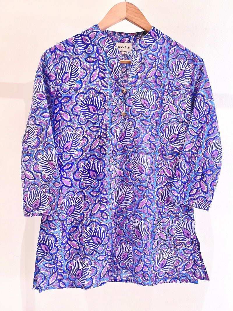 Block Printed Short Kurti