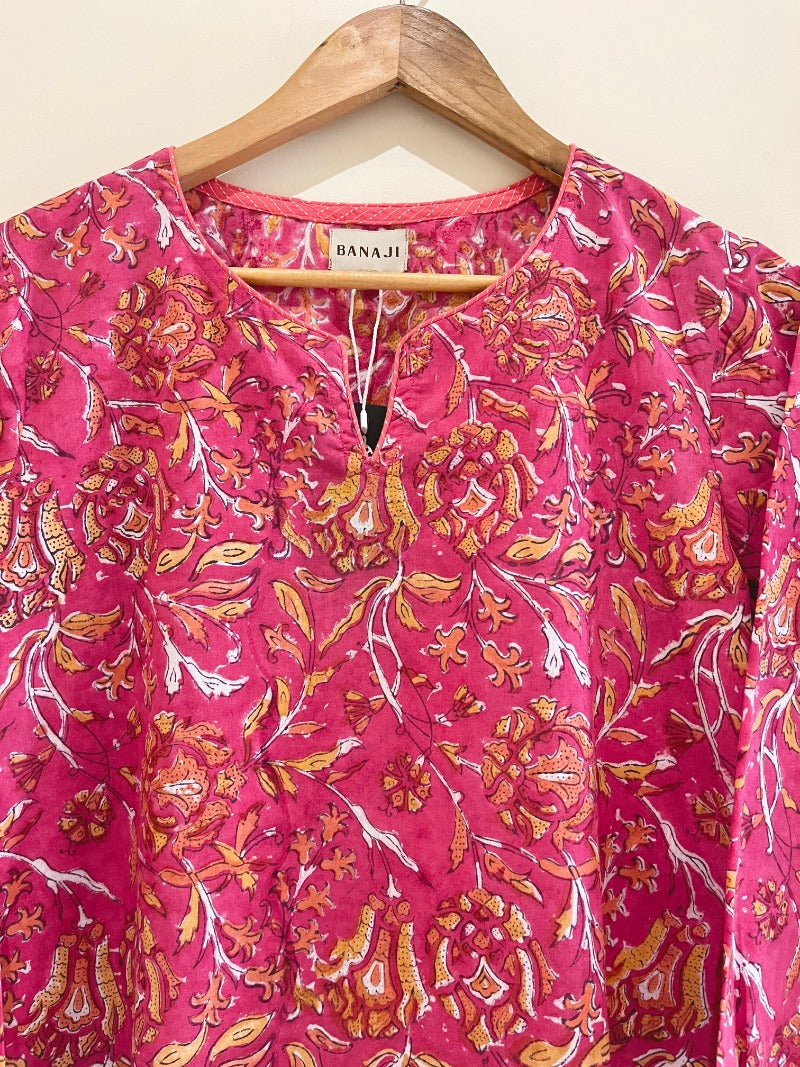 Printed Cotton Short Kurti