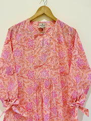 Block Printed Short Top