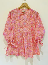 Block Printed Short Top