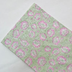 Organic Cotton Block Printed Fabric
