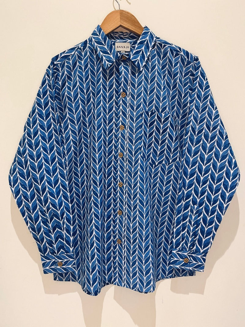COTTON PRINTED FULL SLEEVE SHIRT