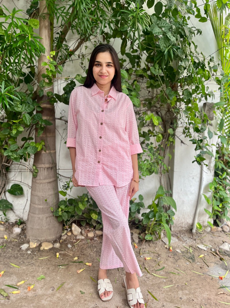 Pink Hues Delight Cotton Co-ord Set