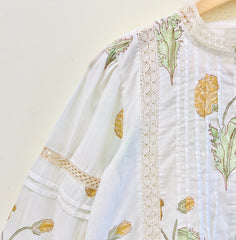 Dandelion Dream Lace Cotton Top - Pre-Order