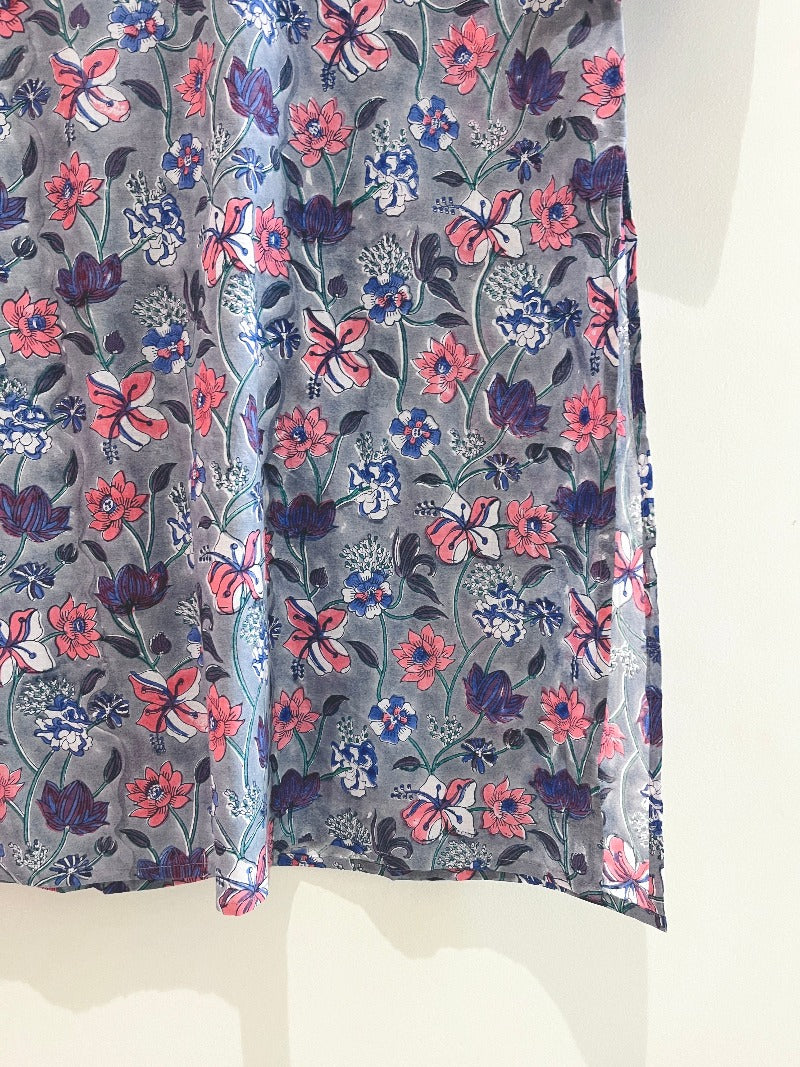 Winter Blooms Printed Cotton Kurta
