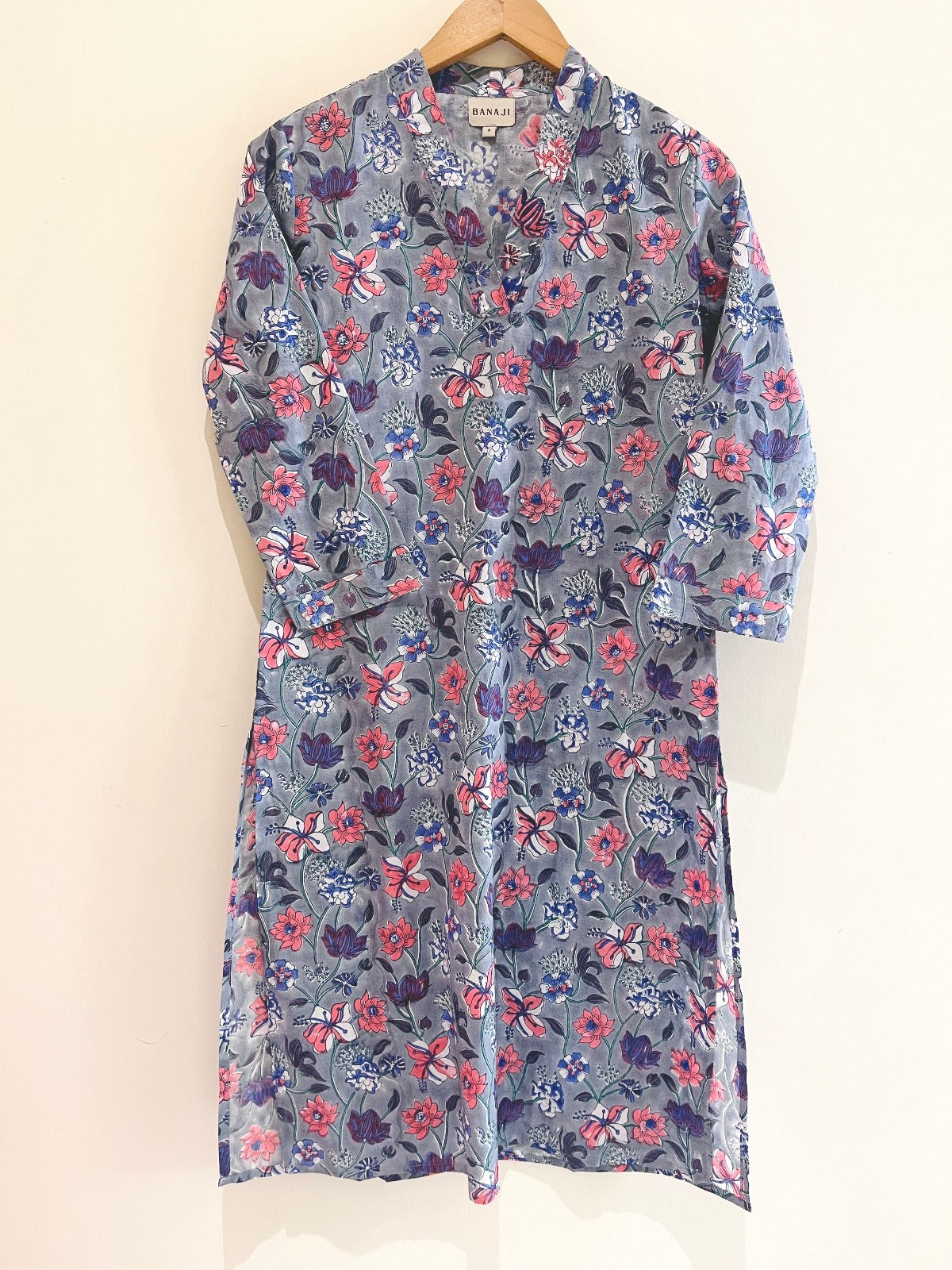 Winter Blooms Printed Cotton Kurta