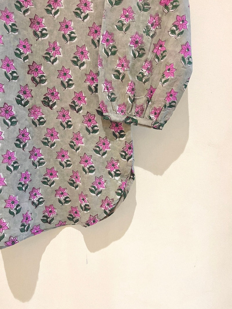 Block Printed Short Kurti