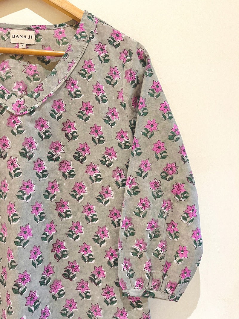 Block Printed Short Kurti