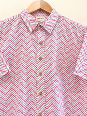 Cotton Printed Half Sleeve Shirt