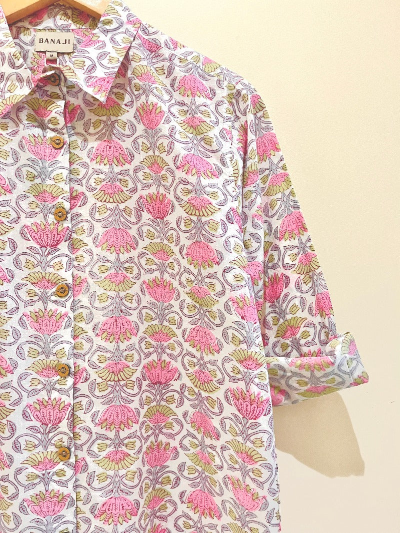 Pink Lotus Printed Co-Ord Set