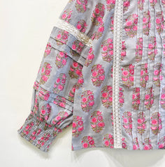 Victorian Blossom Lace Cotton Top