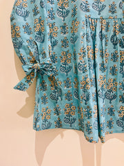 Block Printed Short Top