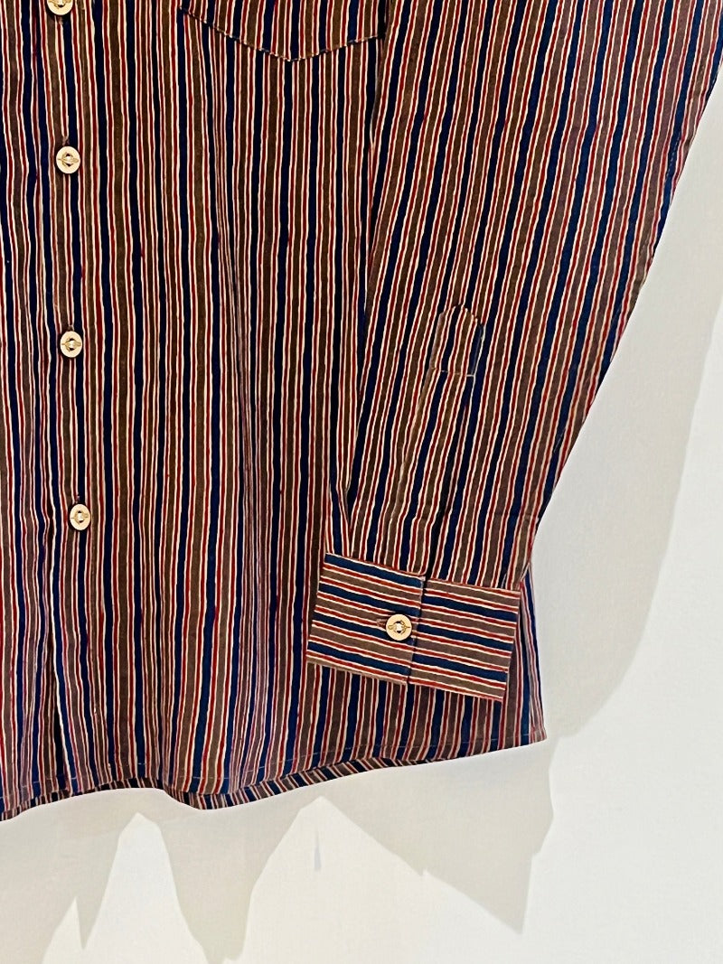 COTTON BLOCK PRINTED FULL SLEEVE SHIRT