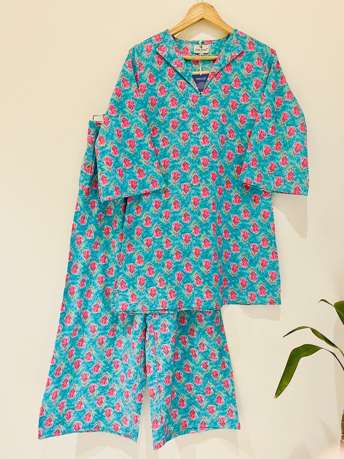 Teal Pink Co-Ord Set