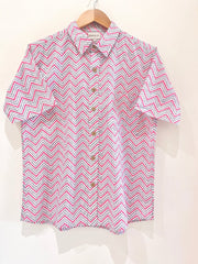 Cotton Printed Half Sleeve Shirt