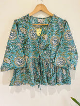 Arla Block Printed Short Top