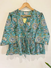 Arla Block Printed Short Top