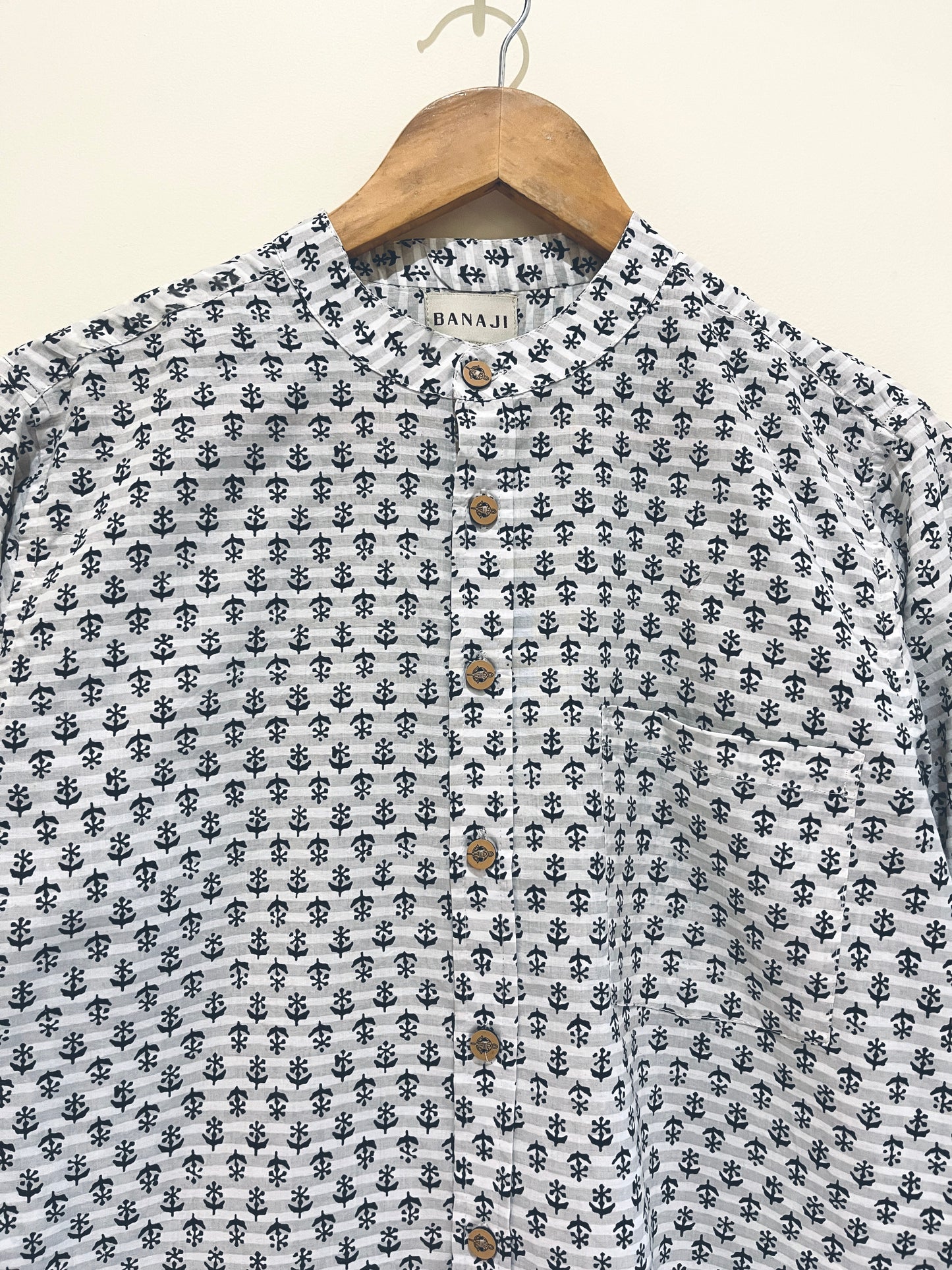 COTTON PRINTED FULL SLEEVE SHIRT