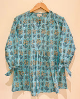 Block Printed Short Top