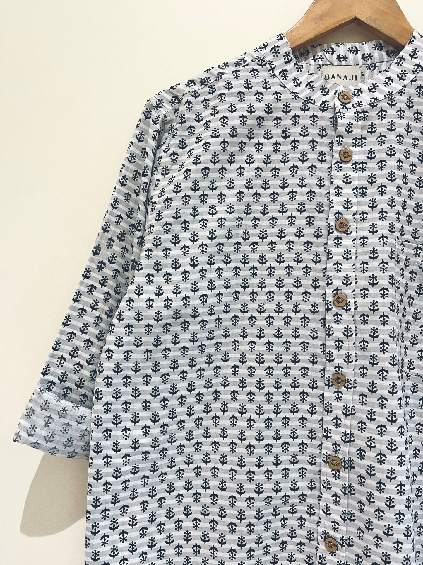 COTTON PRINTED FULL SLEEVE SHIRT