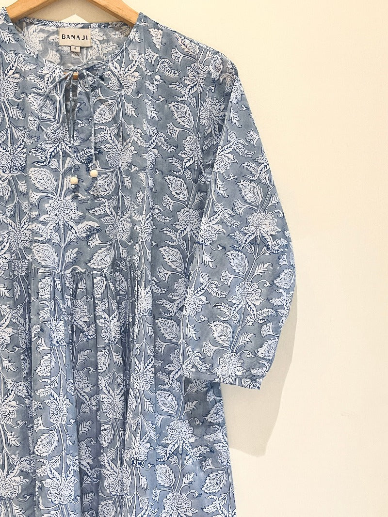 Block Printed Cotton Short Top