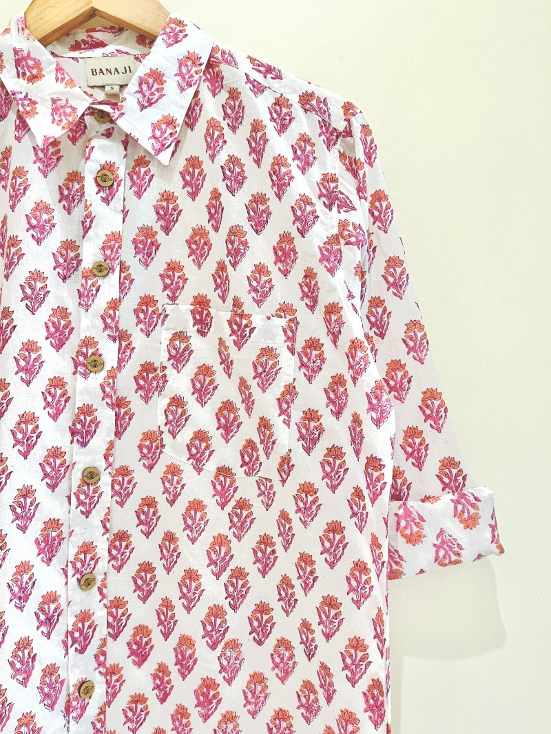 COTTON PRINTED FULL SLEEVE SHIRT