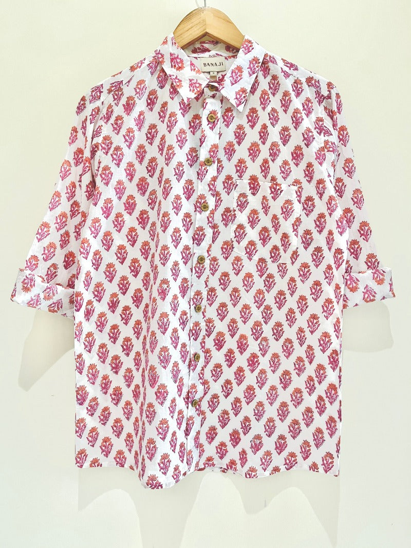 COTTON PRINTED FULL SLEEVE SHIRT