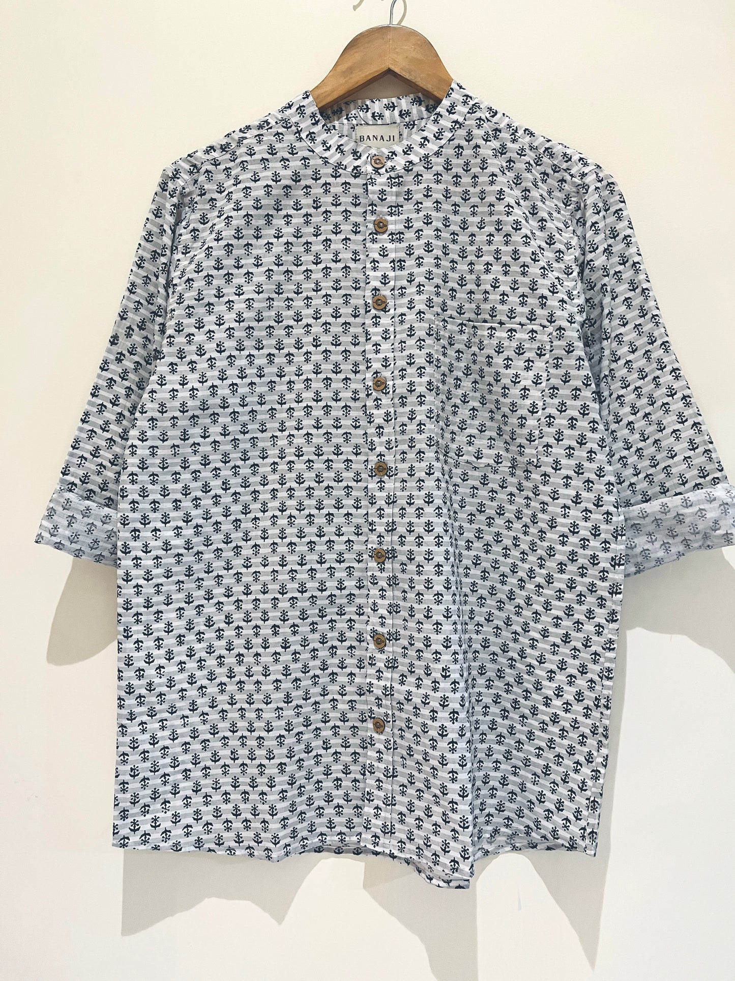 COTTON PRINTED FULL SLEEVE SHIRT