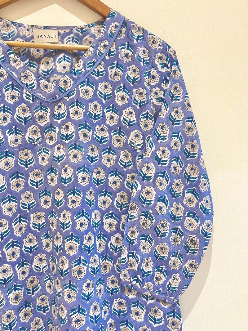 Block Printed Short Kurti
