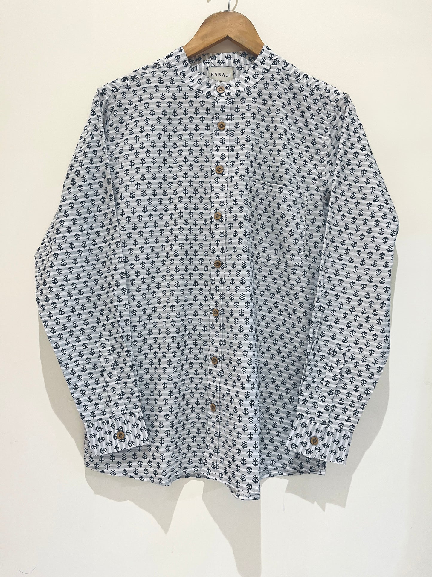 COTTON PRINTED FULL SLEEVE SHIRT