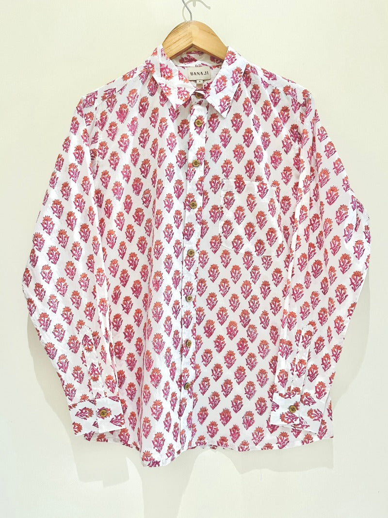 COTTON PRINTED FULL SLEEVE SHIRT