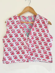 Cotton Kantha Reversible Jacket
