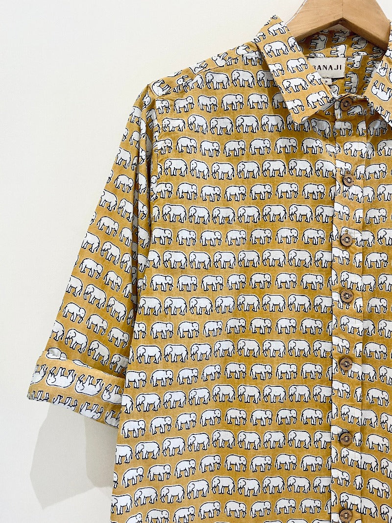 COTTON PRINTED FULL SLEEVE SHIRT
