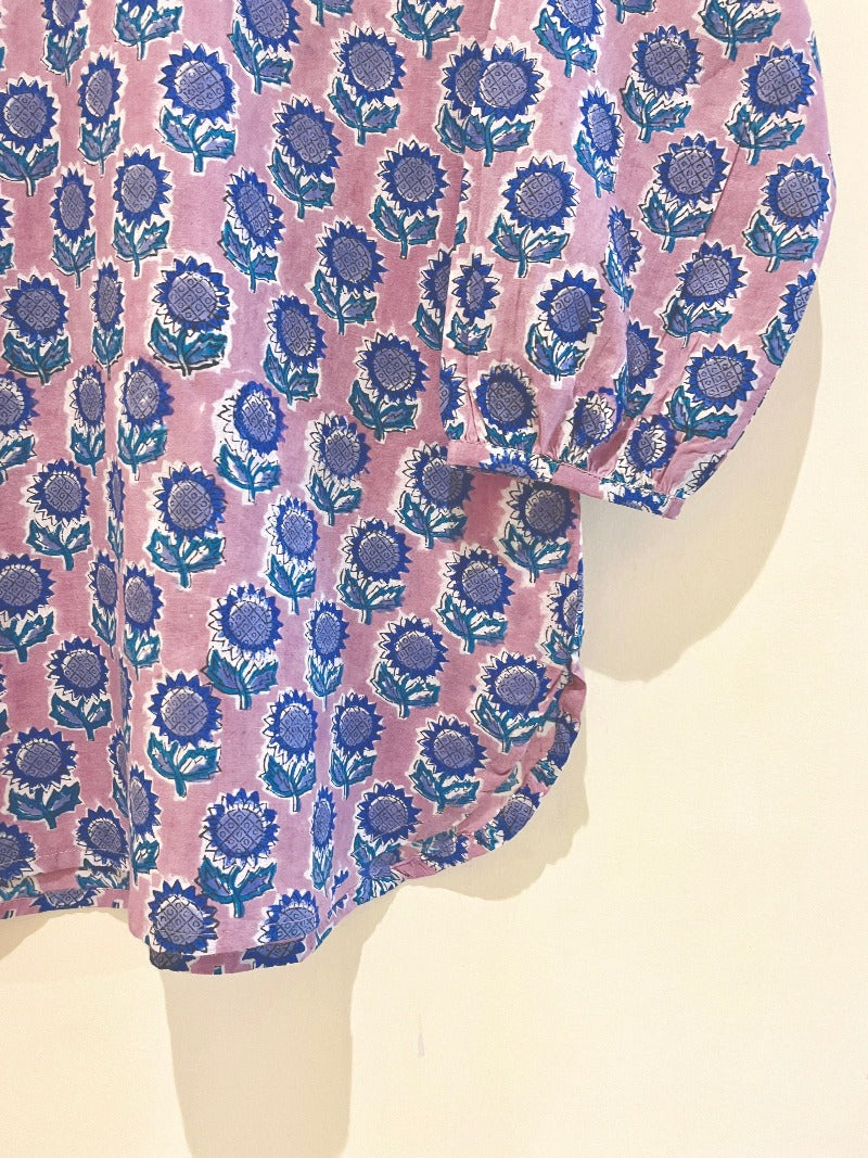 Block Printed Short Kurti