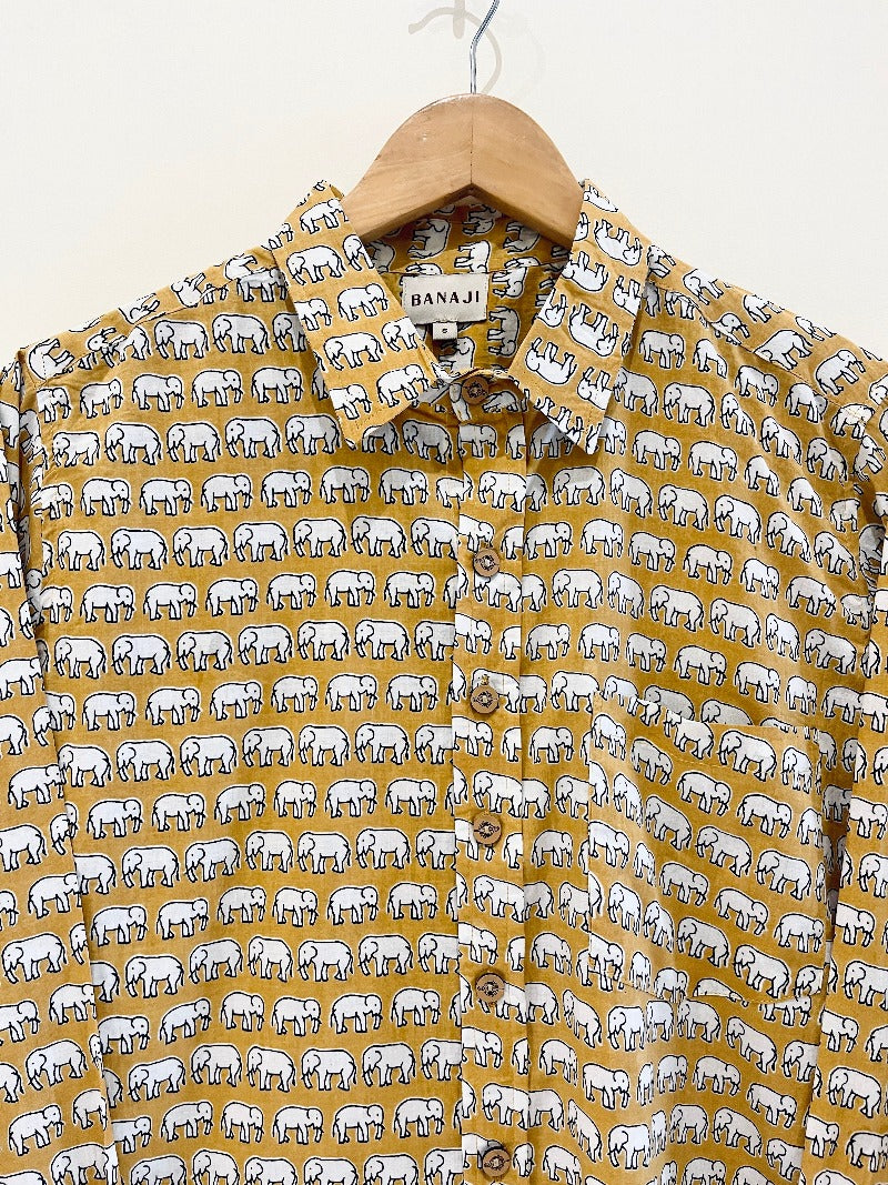 COTTON PRINTED FULL SLEEVE SHIRT