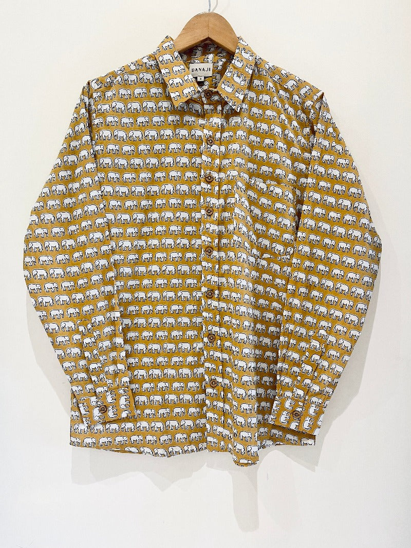 COTTON PRINTED FULL SLEEVE SHIRT