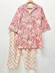 Dusky Rosewood Cotton Co-Ord Set