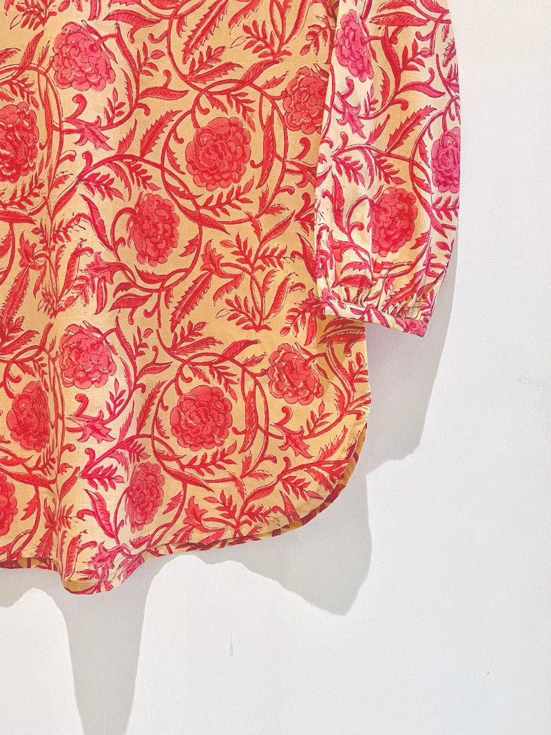 Block Printed Short Kurti