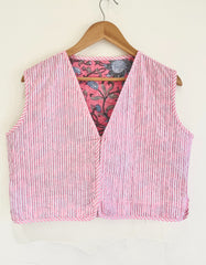Cotton Kantha Reversible Jacket