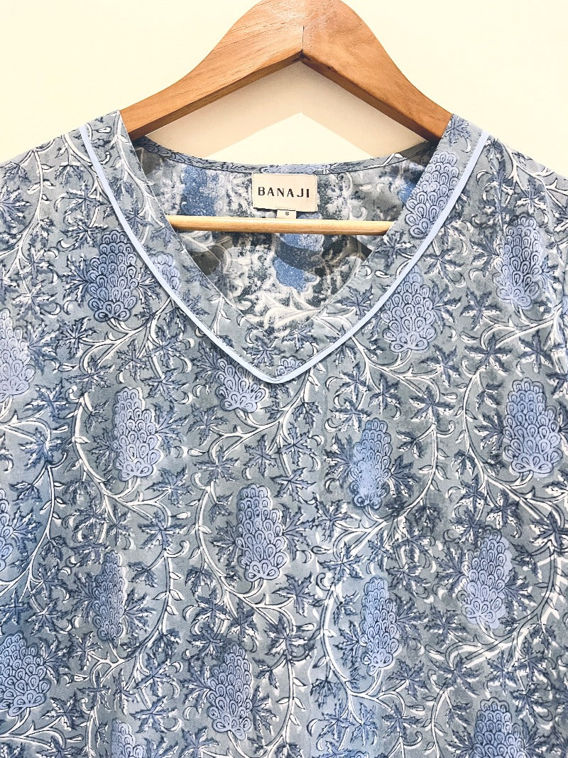 Block Printed Short Kurti