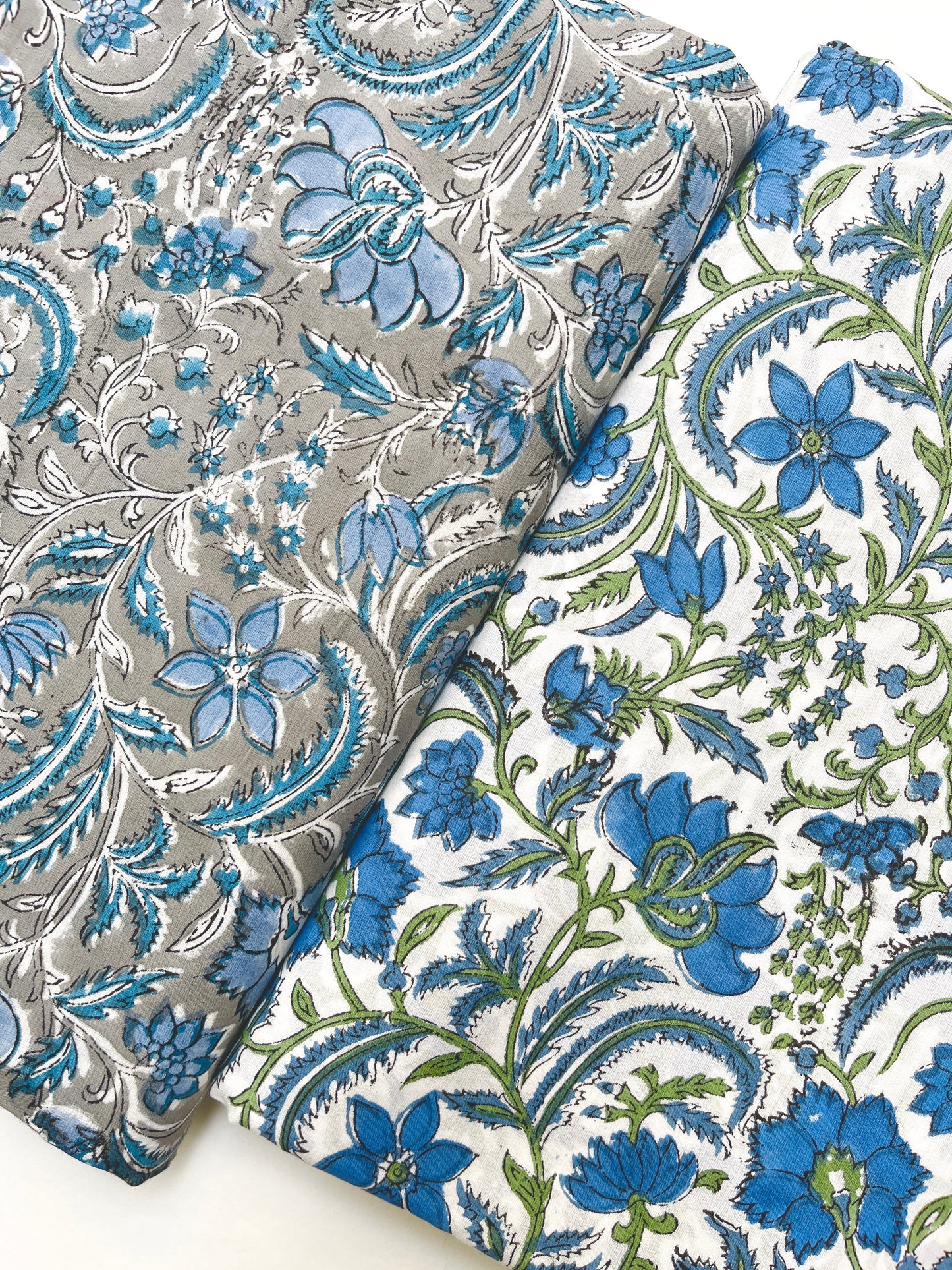 Cotton Block Printed Fabrics