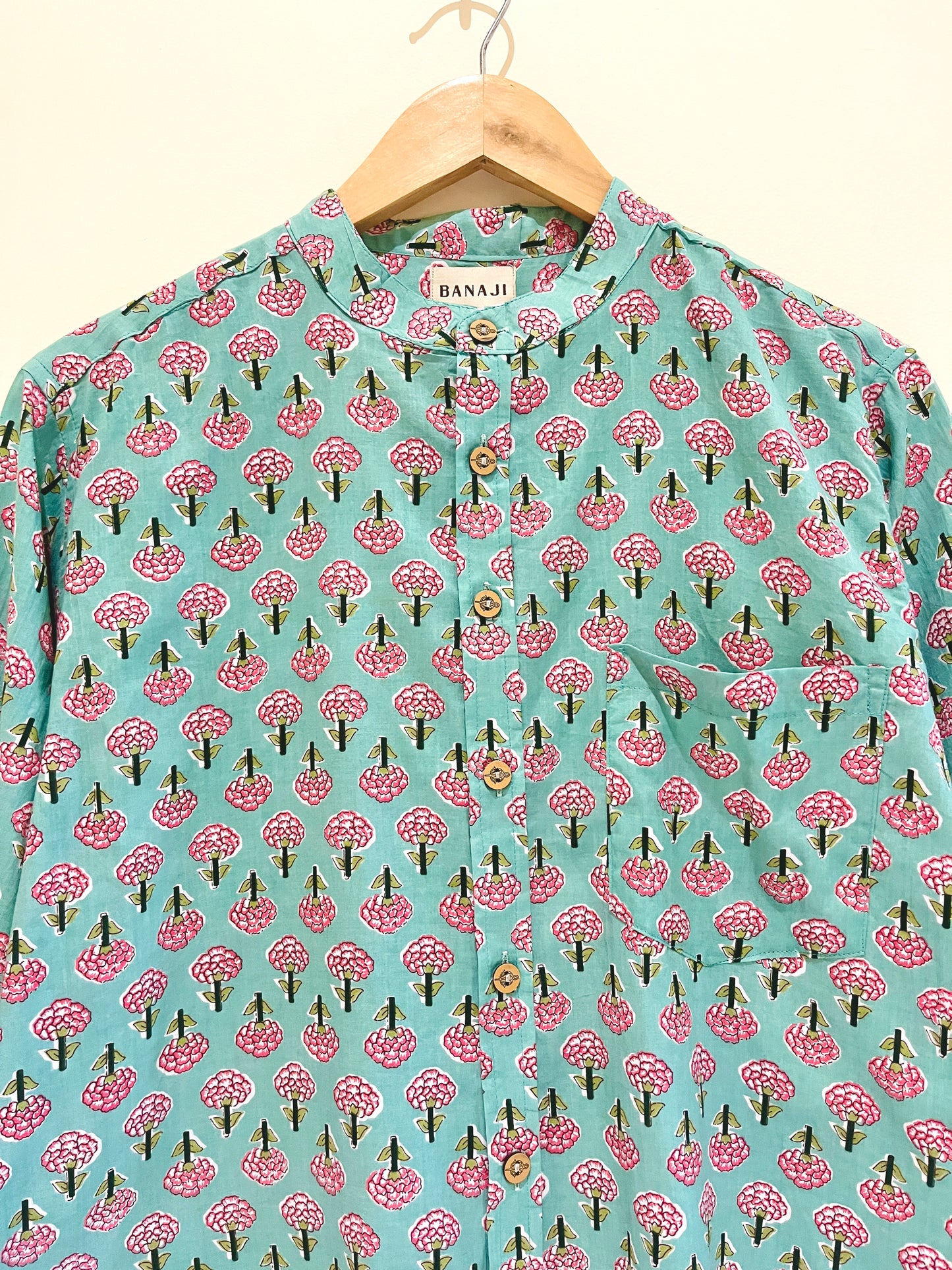 COTTON PRINTED FULL SLEEVE SHIRT