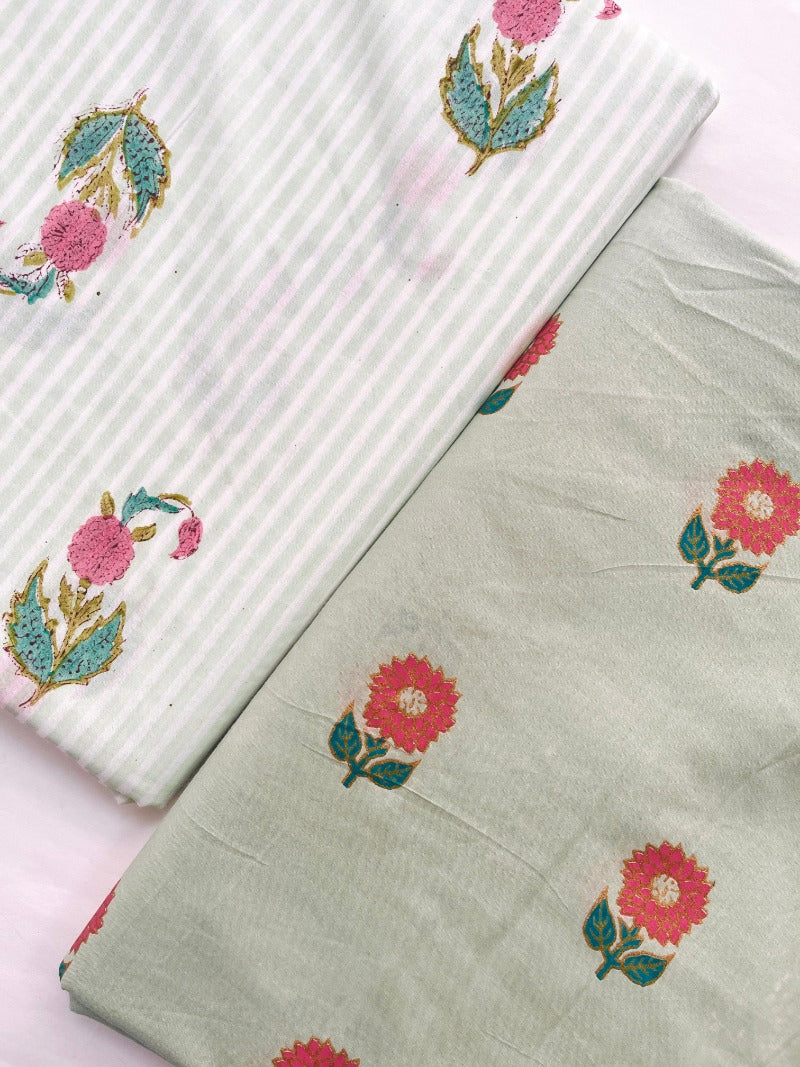 Cotton Block Printed Fabrics