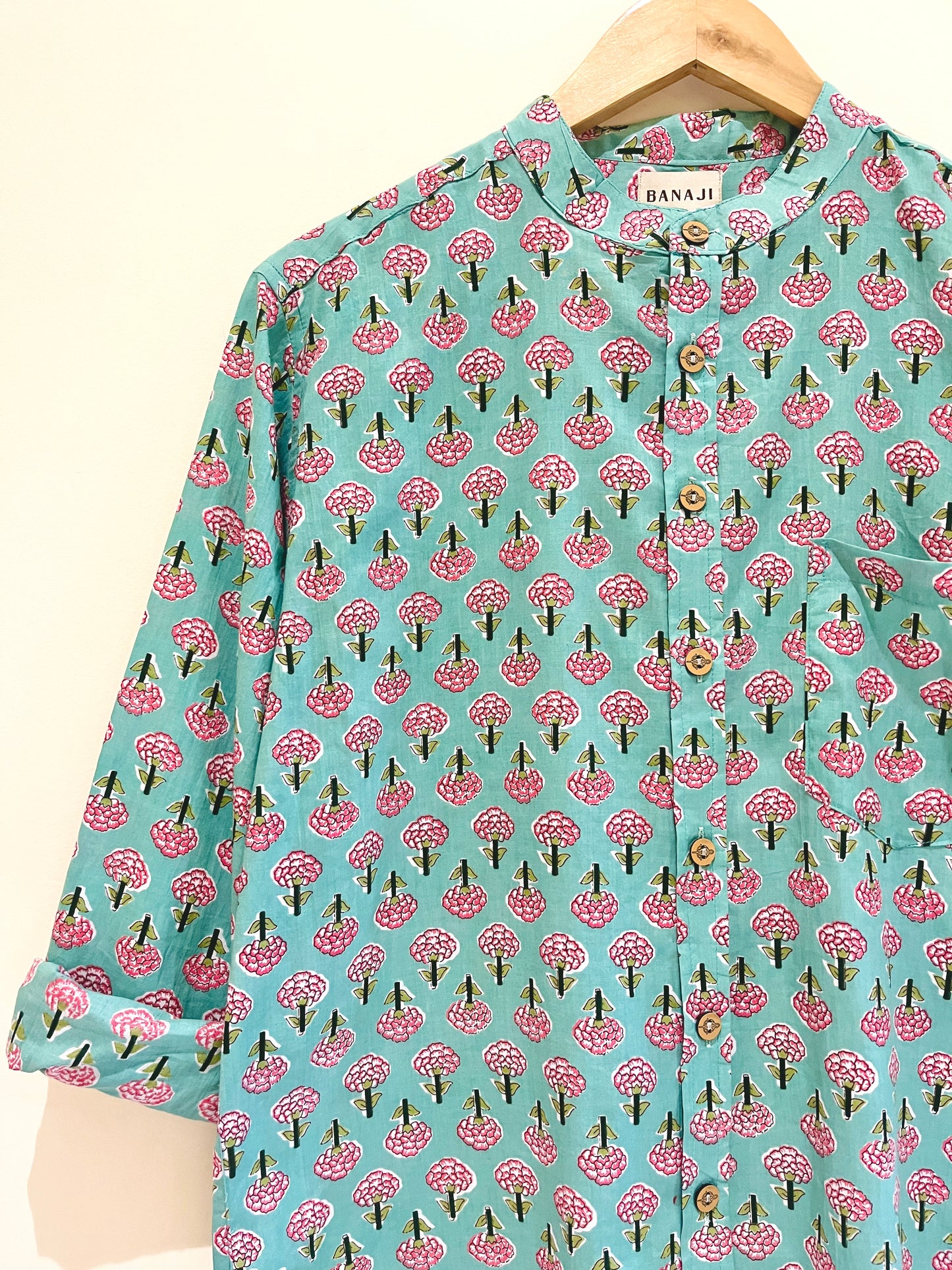 COTTON PRINTED FULL SLEEVE SHIRT