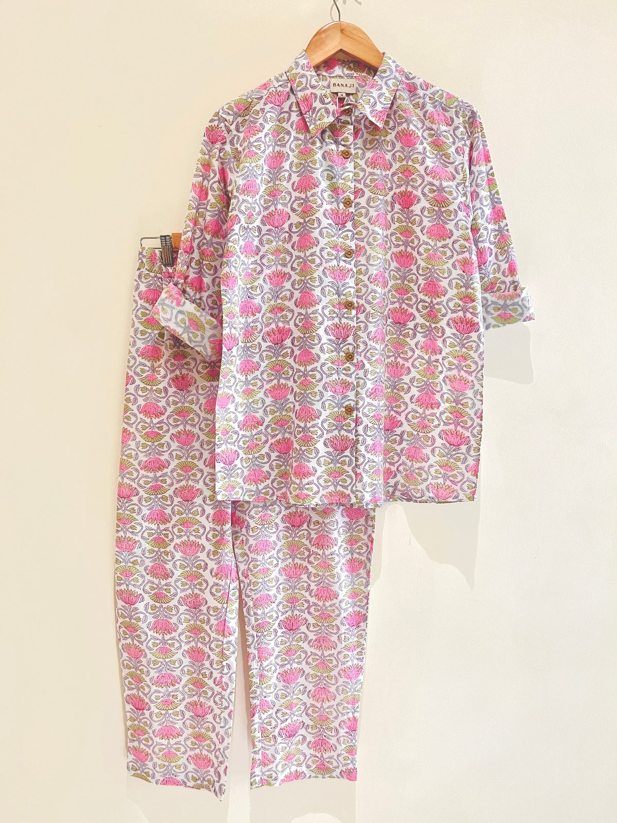 Pink Lotus Printed Co-Ord Set