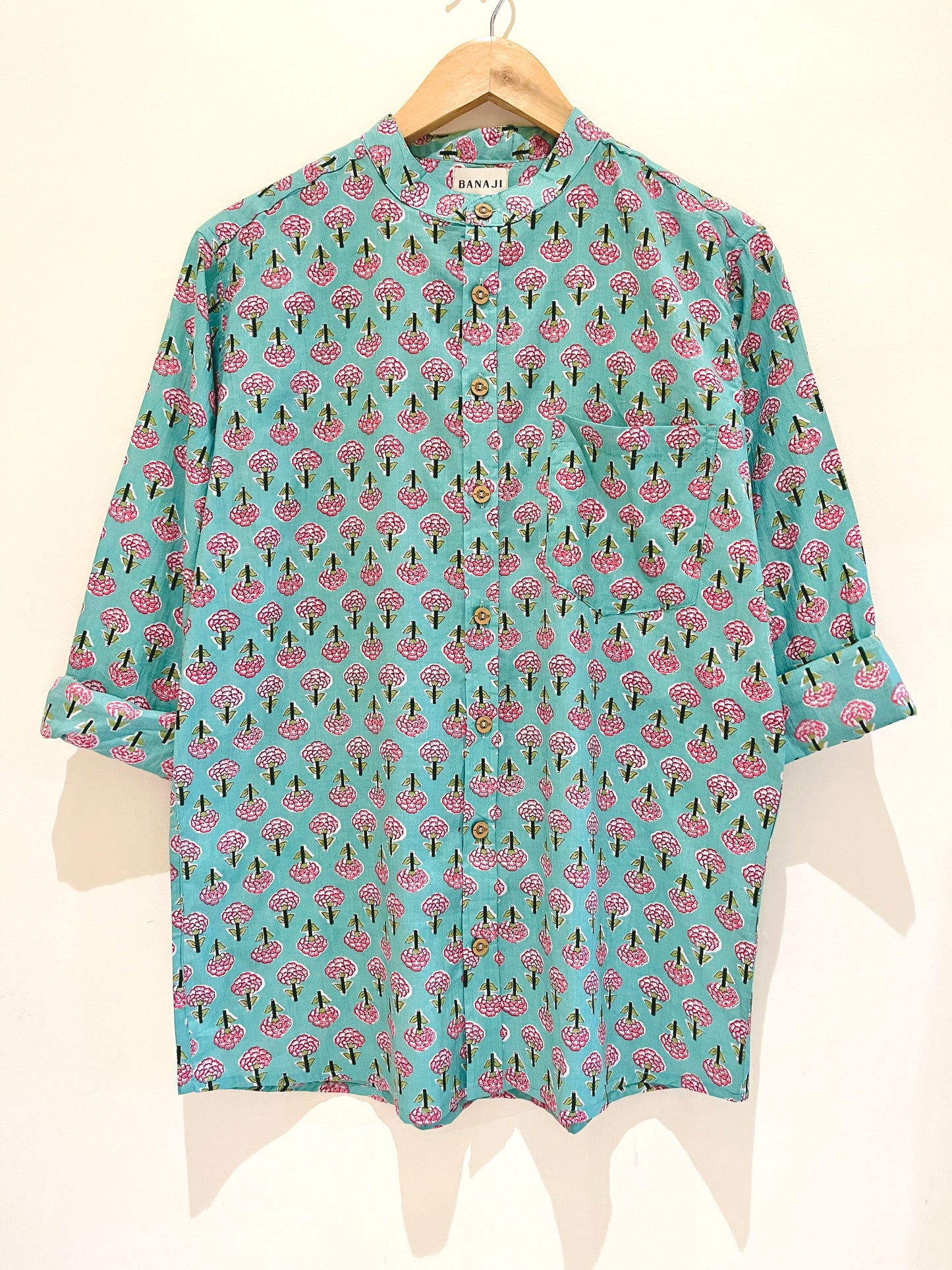 COTTON PRINTED FULL SLEEVE SHIRT